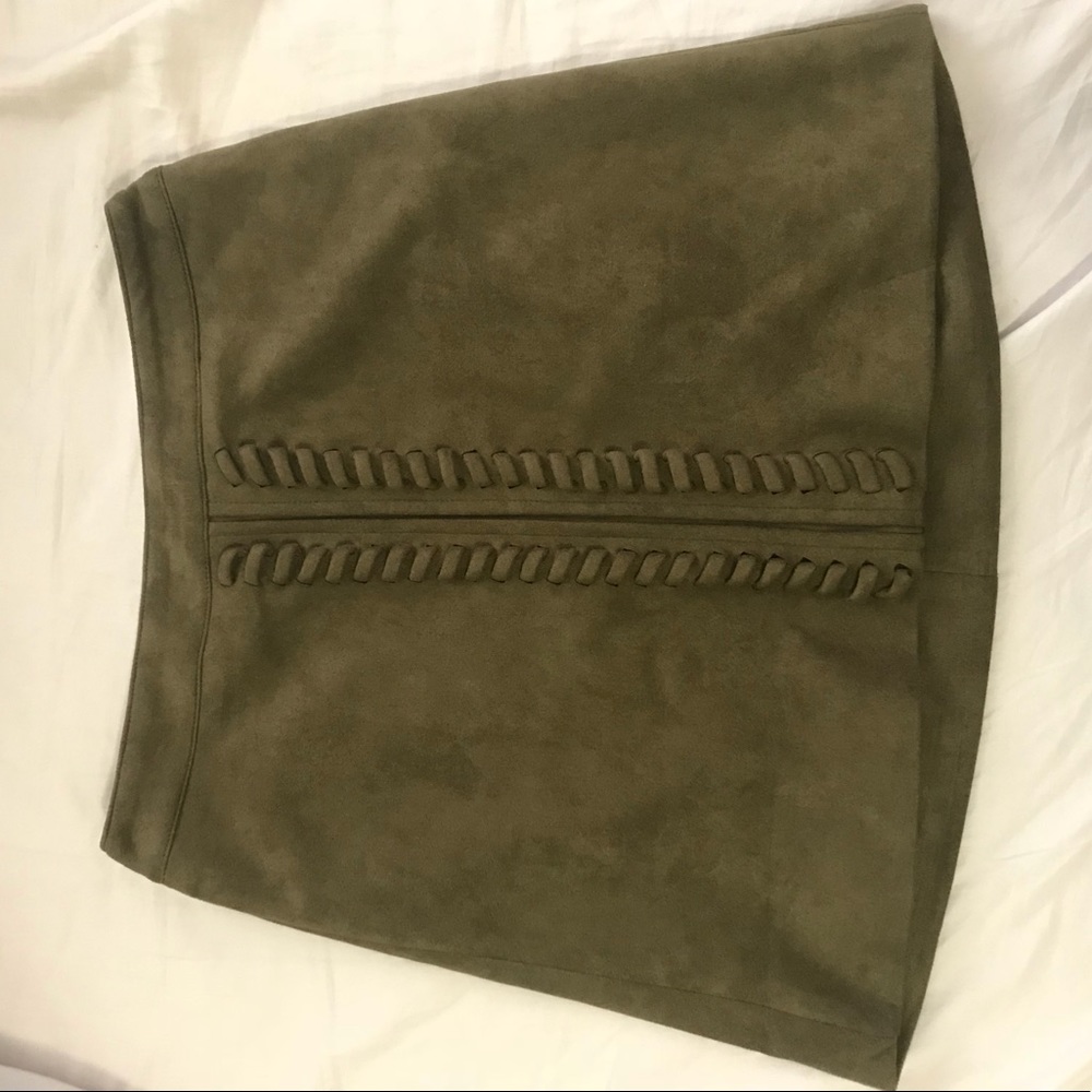 Olive skirt